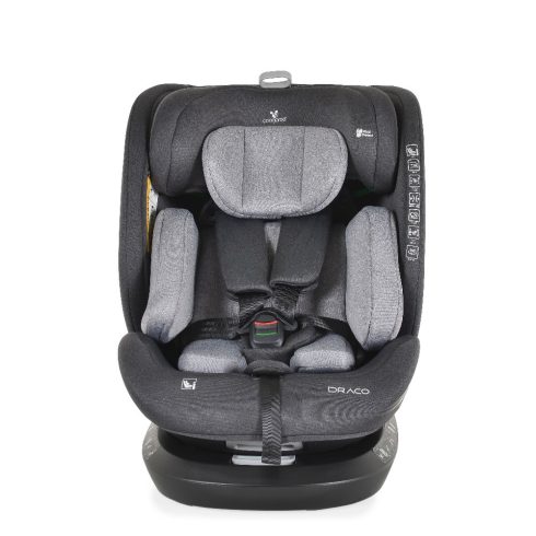 Cangaroo Draco I-Size 360° ISOFIX autósülés (40–150 cm) - Szürke