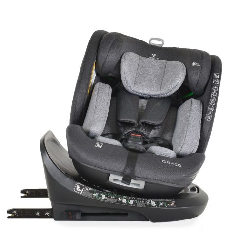 Cangaroo Draco I-Size 360° ISOFIX autósülés (40–150 cm) - Szürke