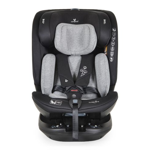 Cangaroo Gravity 360° fokban forgatható Isofix autósülés (40-150cm) - Szürke