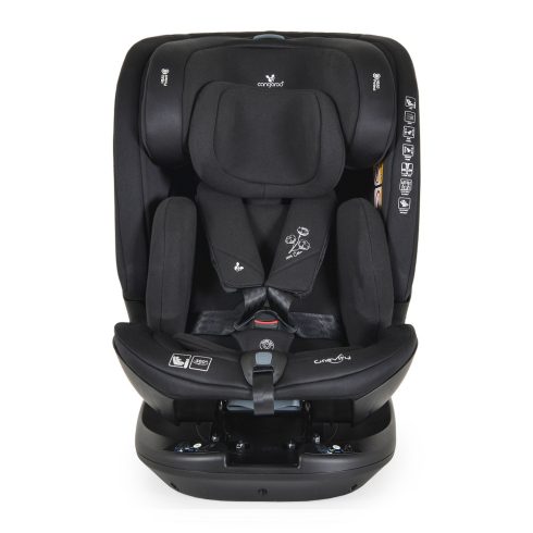 Cangaroo Gravity 360° fokban forgatható Isofix autósülés (40-150cm) - Fekete