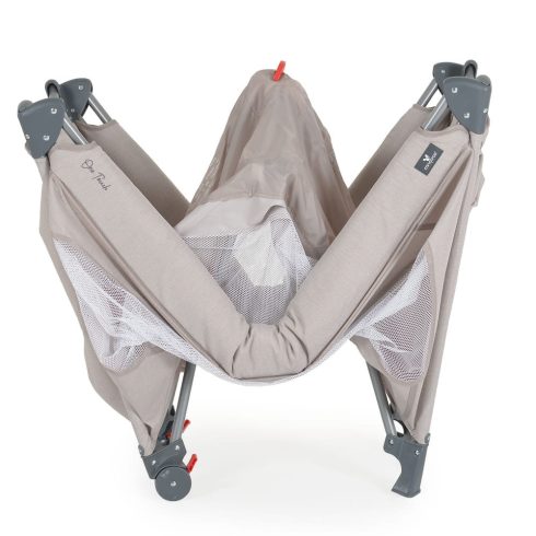 Moni One Touch Utazóágy - Világosszürke