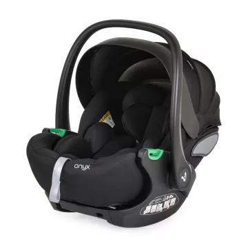 Moni Onyx bővíthető autós hordozó (40–87 cm) - Fekete