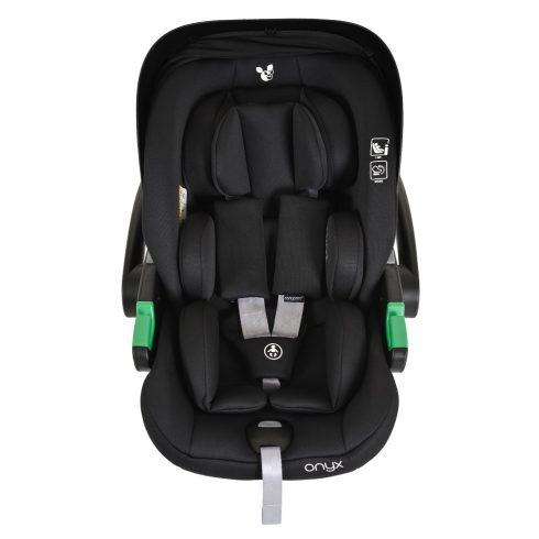 Moni Onyx bővíthető autós hordozó (40–87 cm) - Fekete