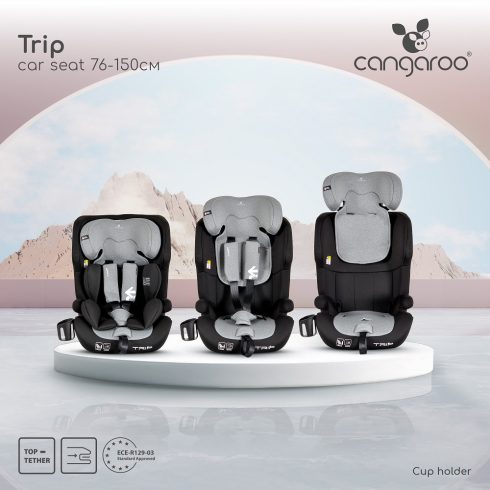 Cangaroo Trip Biztonsági Autósülés 76-150cm - Zöld