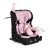 Moni Security ISOFIX biztonsági autósülés 76–150 cm - Pink