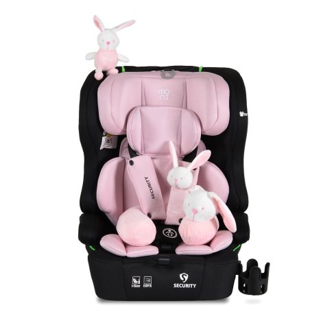 Moni Security ISOFIX biztonsági autósülés 76–150 cm - Pink