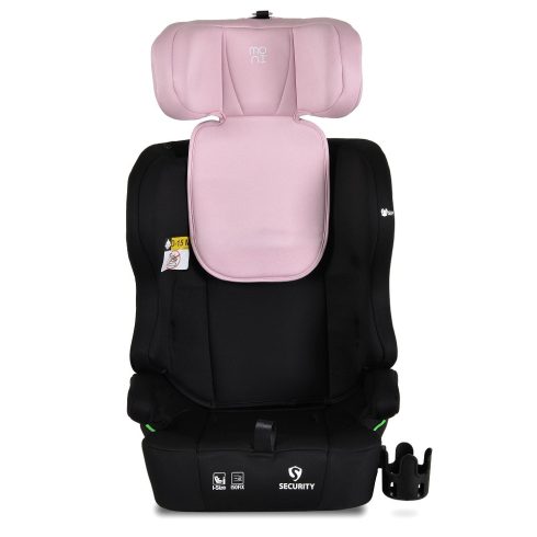 Moni Security ISOFIX biztonsági autósülés 76–150 cm - Pink
