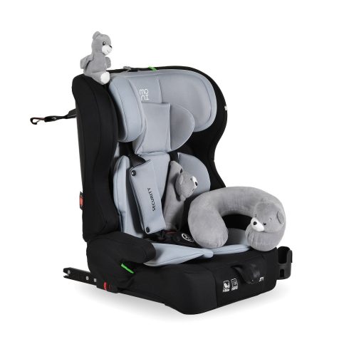 Moni Security ISOFIX biztonsági autósülés 76–150 cm - Szürke