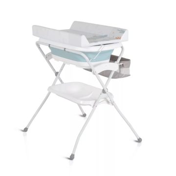   Moni  Como összecsukható kád állvánnyal és pelenkázóval - Kék