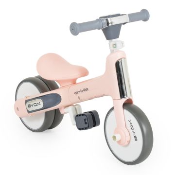   Byox Learn-To-Ride összecsukható 3 kerekű mini futóbicikli - Pink/Rózsa