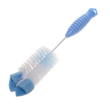 Baby Bruin Szivacsos Cumisüvegmosó Tisztító Kefe - Kék