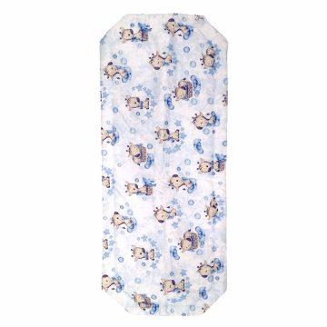 Baby Bruin Óvodai derékalj 124x52cm - Kék Zsiráf