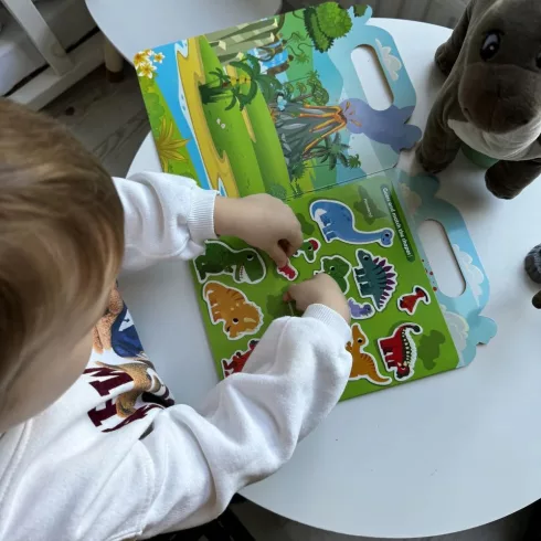 Yoopy Rugalmas matrica - Ismerkedem a dínókkal