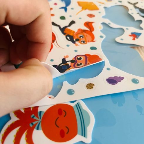 Yoopy Rugalmas matrica - Ismerkedem a tengeri élőlényekkel