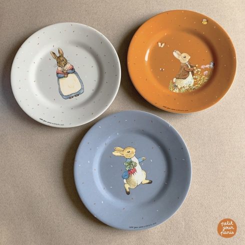 Petit Jour Tányér lapos - Nyúl Péter kék