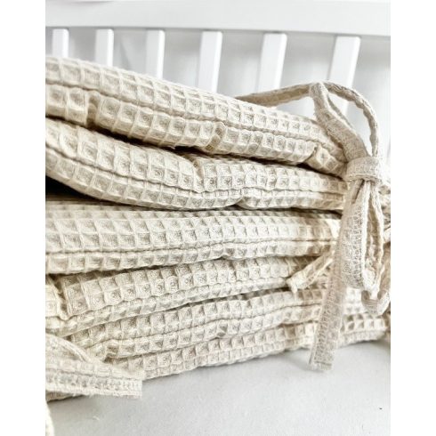 Vaganza Waffle rácsvédő kiságyba - Bézs