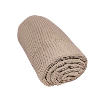 Vaganza Waffle rácsvédő kiságyba - Mogyoró