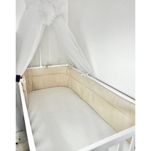 Vaganza Waffle rácsvédő kiságyba - Mogyoró