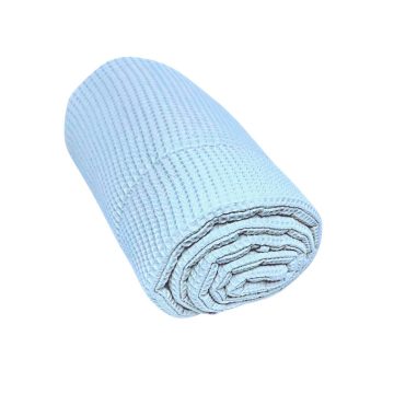 Vaganza Waffle rácsvédő kiságyba - Kék