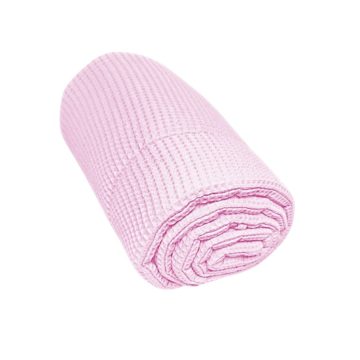 Vaganza Waffle rácsvédő kiságyba - Rózsaszín