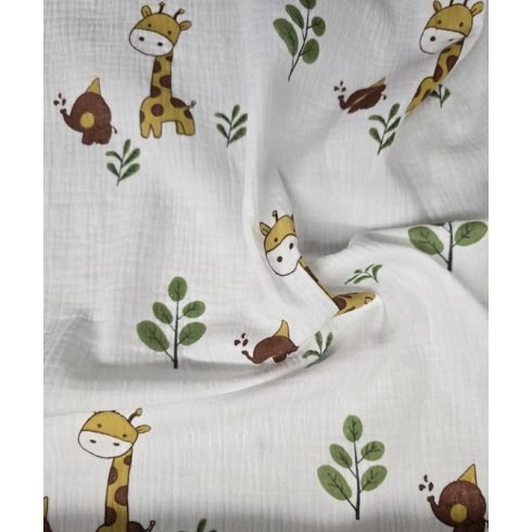 Vaganza Muszlin babatakaró 100x130 - Zsiráf