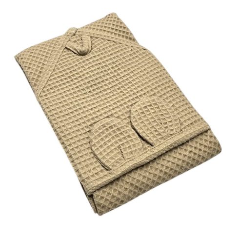 Vaganza Waffle Fürdőlepedő 110x110 - Mogyoró