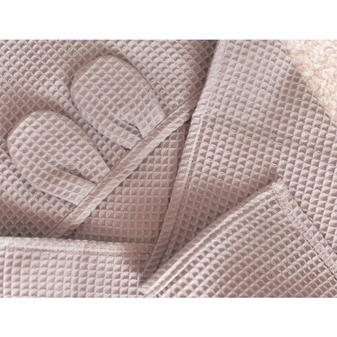 Vaganza Waffle Fürdőlepedő 70x70 - Szürke