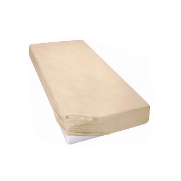Vaganza Pamut stretch lepedő 80x160 cm - Tejes Kávé