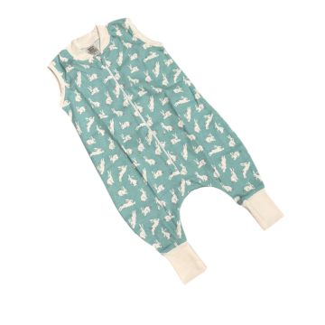   Vaganza Vékony Pamut Tipegő Hálózsák 74 - Türkiz Nyuszi