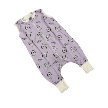 Vaganza Vékony Pamut Tipegő Hálózsák 110 - Lila Zebra