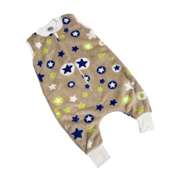   Vaganza 2 Rétegű Wellsoft Tipegő Hálózsák - Bézs Csillagos 74