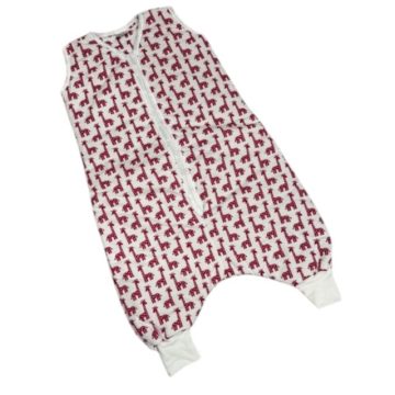   Vaganza 3 Rétegű Bélelt Tipegő Hálózsák -Fehér Lila Zsiráf 98/104