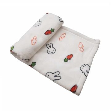Vaganza Wellsoft Mintás Takaró 70x90 cm - Fehér Nyuszi