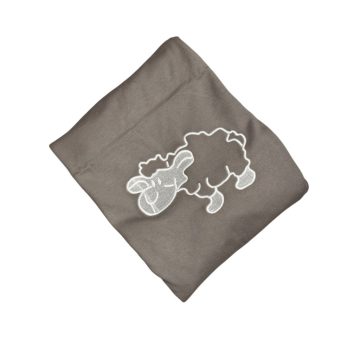   Vaganza Hímzett 2 Rétegű Pamut Takaró 70x90 cm - Szürke Bari
