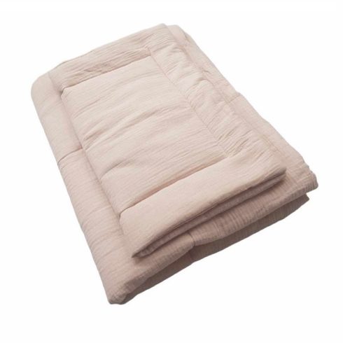 Vaganza Dupla Géz bébi ágynemű szett 70x90/40x50 - Drapp