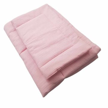   Vaganza Dupla Géz bébi ágynemű szett 70x90/40x50 - Rózsaszín