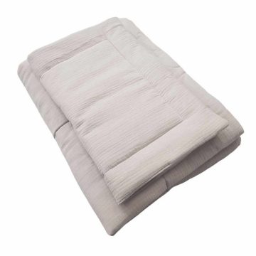   Vaganza Dupla Géz bébi ágynemű szett 70x90/40x50 - Szürke