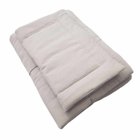 Vaganza Dupla Géz bébi ágynemű szett 70x90/40x50 - Szürke