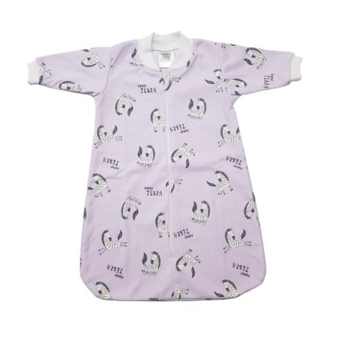 Vaganza Pamut Hosszú Ujjú hálózsák - Lila Zebra 68