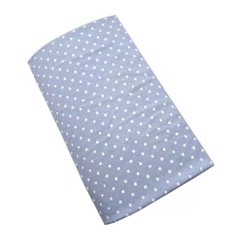 Vaganza Pamut Gumis Stretch Lepedő Mintás 60x120cm / 70x140cm – Kék Pöttyös