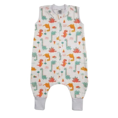 Vaganza Pamut Tipegő Hálózsák - Dinó/Fehér passzéval 86