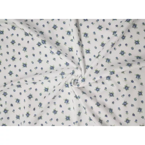 Vaganza Pamut 2 rétegű Mintás Takaró 70x90 cm - Apró Kék Rózsás