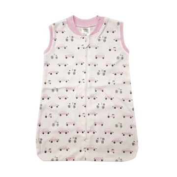   Vaganza Pamut Ujjatlan Mintás hálózsák - Rózsaszín Autó 62