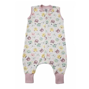   Vaganza Vékony Pamut Tipegő Hálózsák 116 - Rózsaszín Macifejes