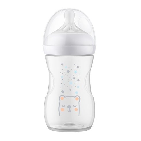 Philips AVENT Natural Response cumisüveg AirFree szeleppel 260 ml 1hó+ - Medve