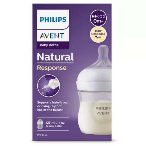 Philips AVENT Natural Response cumisüveg 125 ml, 0hó+