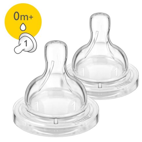 Philips AVENT SCF631/27 Classic szilikon etetőcumi 1 lyukú, 0 hó+