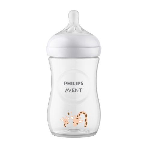 Philips AVENT Natural Response cumisüveg 260 ml, 1 hó+ - Zsiráf