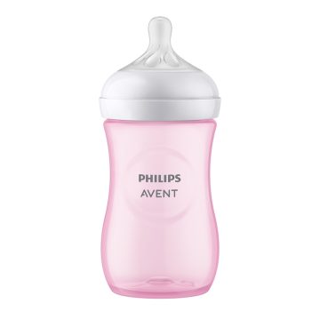   Philips AVENT Natural Response cumisüveg 260 ml 1 hó+ - Rózsaszín