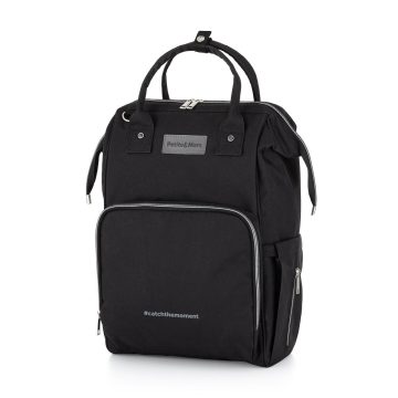   PETITE&MARS Pelenkázó hátizsák babakocsira Jack - Catchthemoment sorozat  Just Black